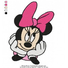 Minnie Mouse 15 Embroidery Designs